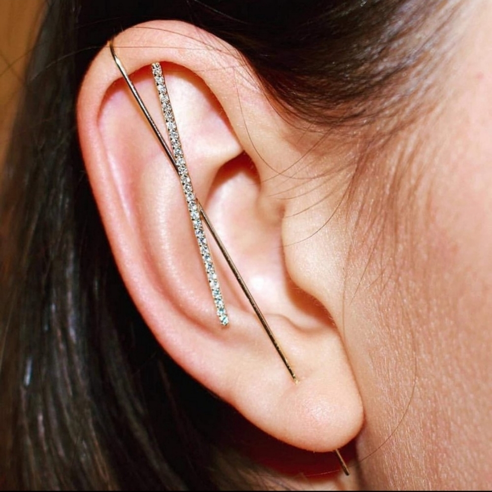 Gold bar ear ladder - Picture 3 of 8